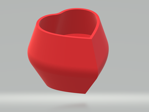 heart planter 3d print model - Mito3D