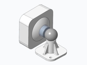 philips hue sensor de movimiento giratorio la bola cabeza montaje titular el matiz monte giratoria 3d print model - Mito3D