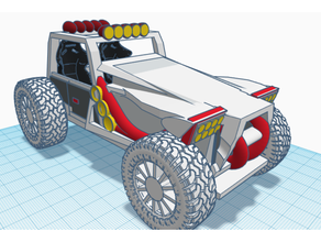 l'atv - véhicule tout terrain amateur offroad 3d print model - Mito3D