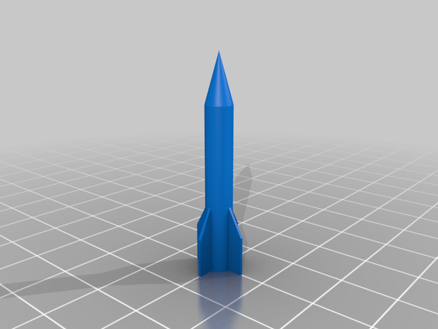 canned air missile 3D print model - Mito3D