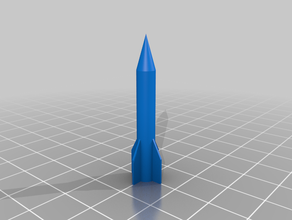 une bombe d'air missile 3d print model - Mito3D