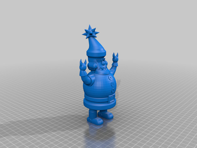 robot santa 3D print model - Mito3D