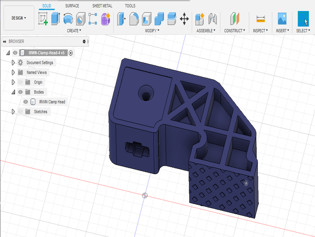 irwin morsetto testa 3D print model - Mito3D