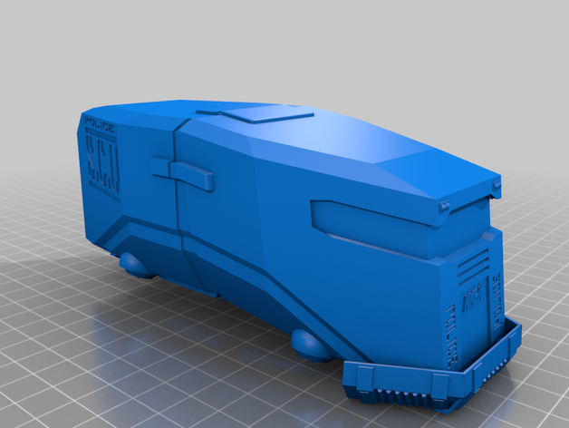 mm&m de piégeage 28mm le cyberpunk la science-fiction scifi 3D print model - Mito3D