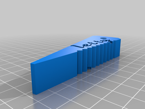 letty kundengebundene 3d print model - Mito3D