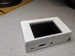 magnetica caso raspberry pi b 28 tft 3d print model - Mito3D