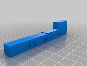 potências de 10 demonstração bar 3d print model - Mito3D