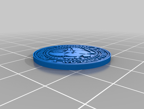 presidents temporary - wu-tang forever coin president wutang 3d print model - Mito3D