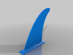 surfboard fin sports surfing 3d print model - Mito3D