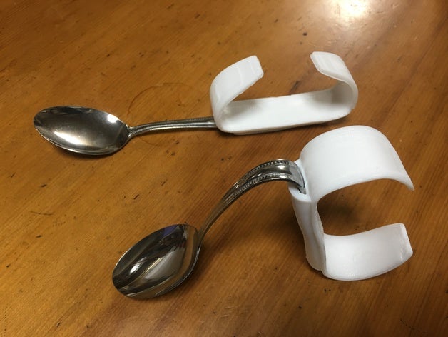 spoon holder cuff assistivetech assistive device technology 3D print model - Mito3D