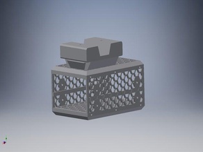 la cage du disque dur 3d print model - Mito3D