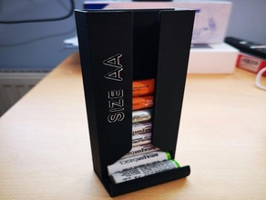 aa + aaa Pil kutuları pil Sebili 3d print model - Mito3D