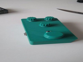 caso pedale per chitarra screamer 3d print model - Mito3D