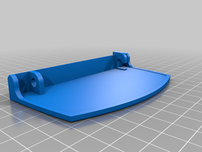 ätna-Gefrierschrank-Tür-Griff 3d print model - Mito3D