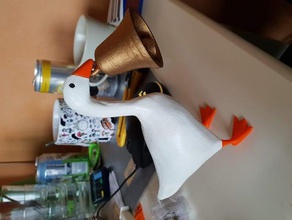 untitled goose bell 5mm aimant de l'oie l'aimant sans titre, le jeu d'oie 3d print model - Mito3D