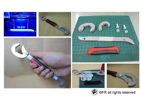 universal de la llave tuerca el tornillo herramienta 3d print model - Mito3D