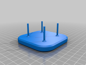 toothbrush head stand 3d print model - Mito3D