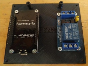 controlo electrónico de velocidade 8266 placa montagem relais dois pequenos sensores 3d print model - Mito3D