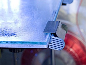 perfil baixo calor de cama clipe a vidro titular o aquecida baixo-clip espelho 3d print model - Mito3D