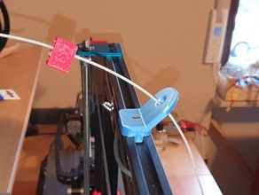 filament f hrung sidewinder x1 - guide f&uuml holder 3d print model - Mito3D