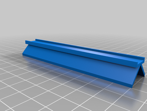 ikea lack led strip holder 3d print model - Mito3D