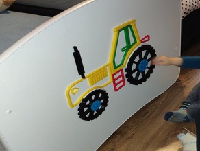 Traktor Bett 3d print model - Mito3D