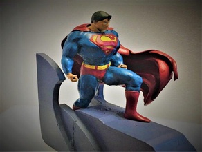 superman réparé 3d print model - Mito3D