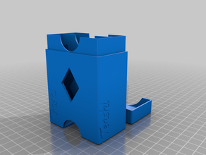 tenshi card deck box su misura 3d print model - Mito3D
