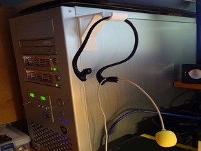 headset hanger galgen zum aufh ngen eines headsets 3d print model - Mito3D