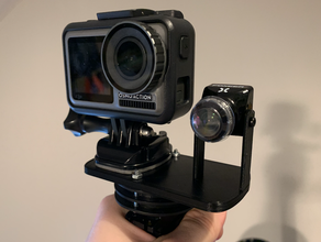 gws servo mount & fpv cam holder 3d print model - Mito3D