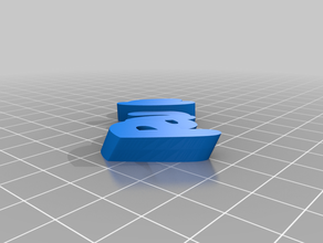 özelleştirilmiş iamburny benim v2 metin - isim Anahtarlık paula 3d print model - Mito3D