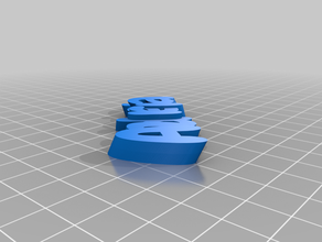 andreia Anahtarlık özelleştirilmiş iamburny benim v2 metin adı 3d print model - Mito3D
