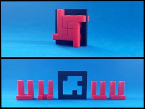 quad l puzzle juguete puzzles rompecabezas toy 3d print model - Mito3D