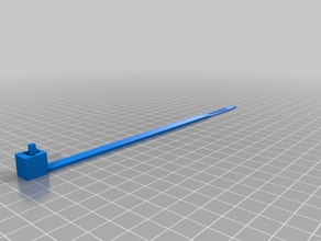 cabo de laço da catraca personalizado 3d print model - Mito3D