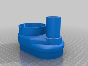 cnc-Dusche Schuh-54mm cnc-Staub-Kollektor cnc-Staub-Schuh cnc-Maschine cnc-Mühle cnc-router 3d print model - Mito3D