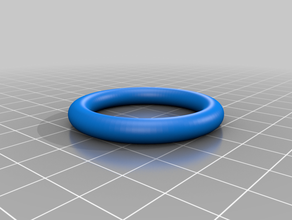 meu personalizados paramétrico anel 16x3 personalizado 3d print model - Mito3D