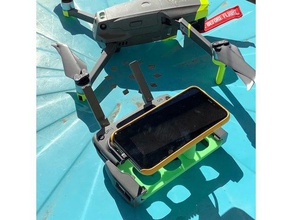 mavic magnetic phone mount android dji 2 pro drone iphone mini remote control 3d print model - Mito3D