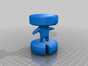 stinky fromage homme livre de caractère l'homme stinkycheese stinkycheeseman 3d print model - Mito3D