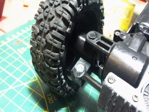 steering spindle rock crawler rc car mount 3d print model - Mito3D