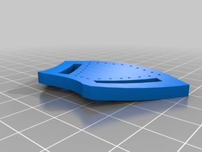 teva sandal replacement plastic piece 3d print model - Mito3D