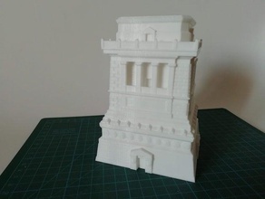 pedestal statue liberty 3d print model - Mito3D