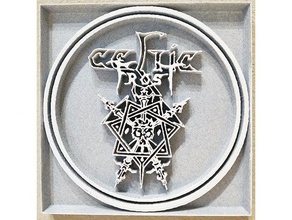 celtic frost octagram grup ağır metal müzik 3d print model - Mito3D