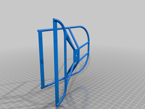 traxxas rustler 2wd roll cage 3d print model - Mito3D