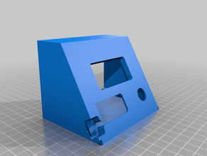 lcr-t4 component tester angled enclosure 3d print model - Mito3D