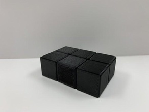 best 1x2x3 easy print puzzle rubiks cube rubix 3d print model - Mito3D