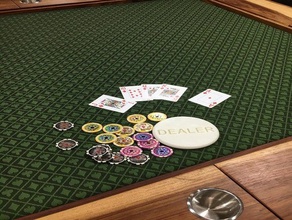 gigante de poker botón 3d print model - Mito3D