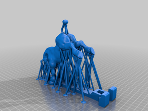 support t l phone cheval meshmixer 3d print model - Mito3D