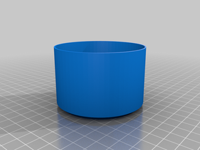hidro frasco de tampa da base 3d print model - Mito3D