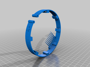 halo led hairband 3d print model - Mito3D