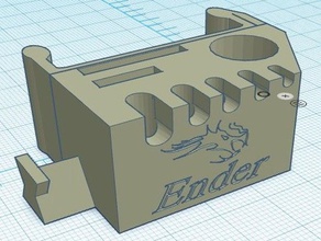 ender 5 tool holder light 3d print model - Mito3D